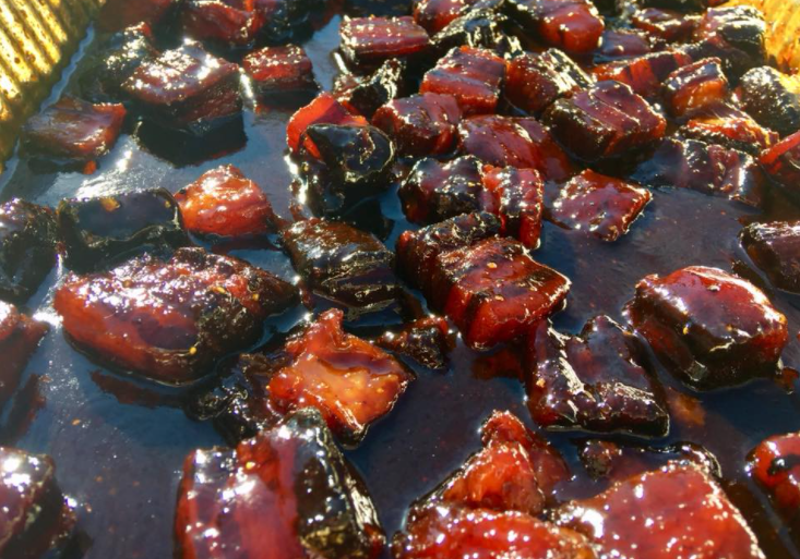 bbq burnt ends pork belly