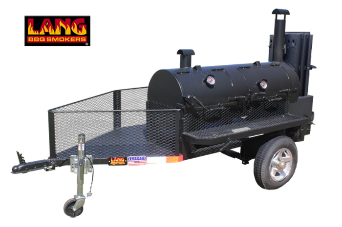 36" Hybrid Deluxe Run-About BBQ Trailer